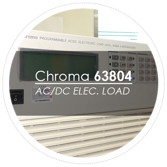 Chroma 63804 AC/DC Electronic Load 4.5kW/45A/350V [중고계측기 판매/렌탈/수리/매입